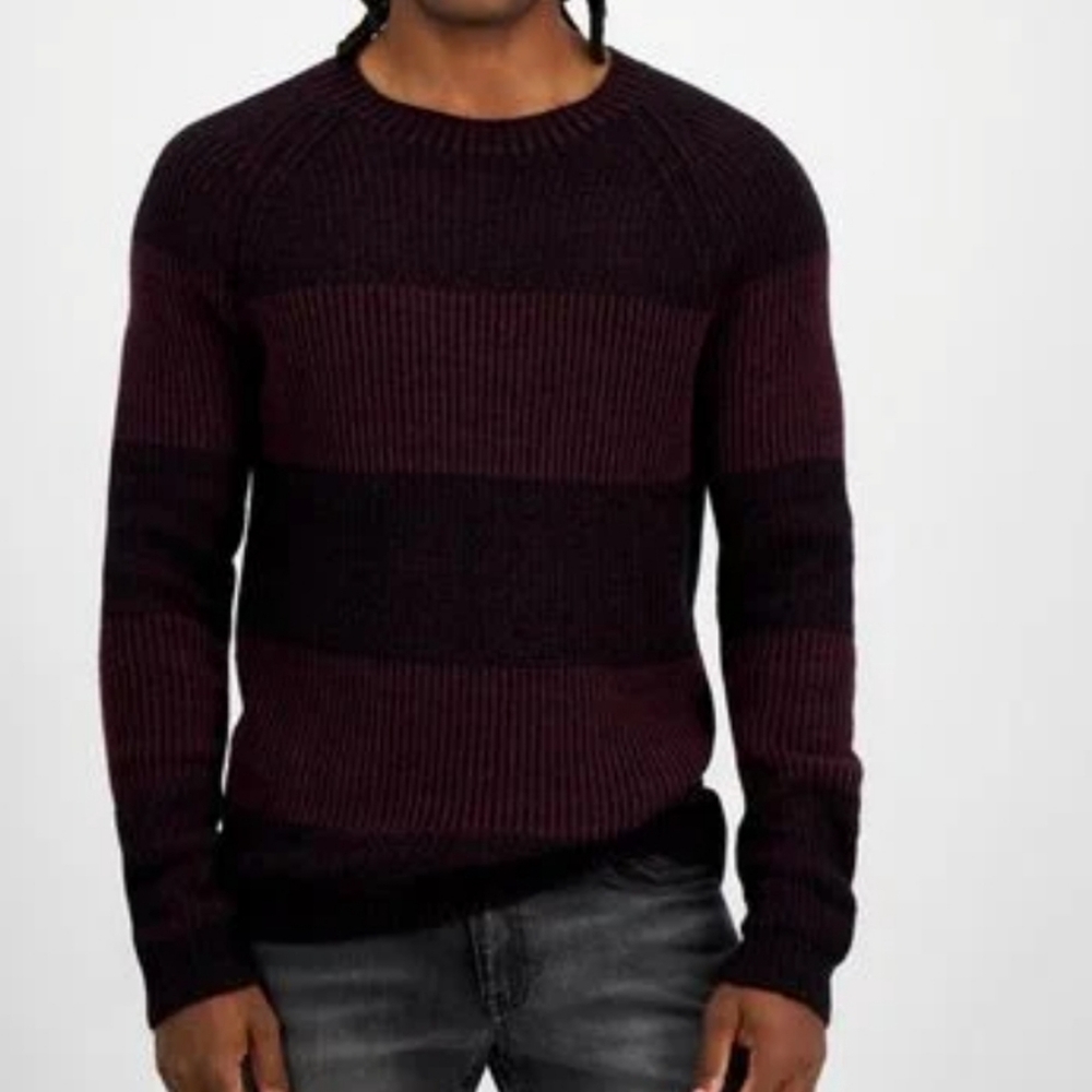 INC International Concepts Men's Striped Sweater